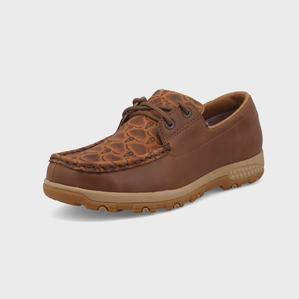 Women's Boat Shoe Driving Moc - Brown Multi & Rustic Brown