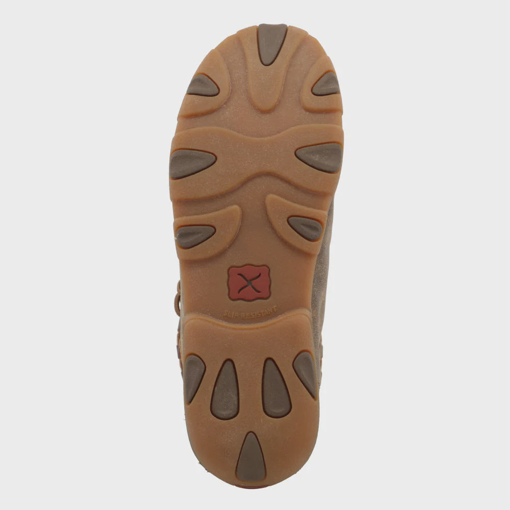 Women's Chukka Driving Moc - Bomber & Nude Print