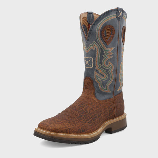 Men's 12" Horseman - Distressed Saddle & Peacock
