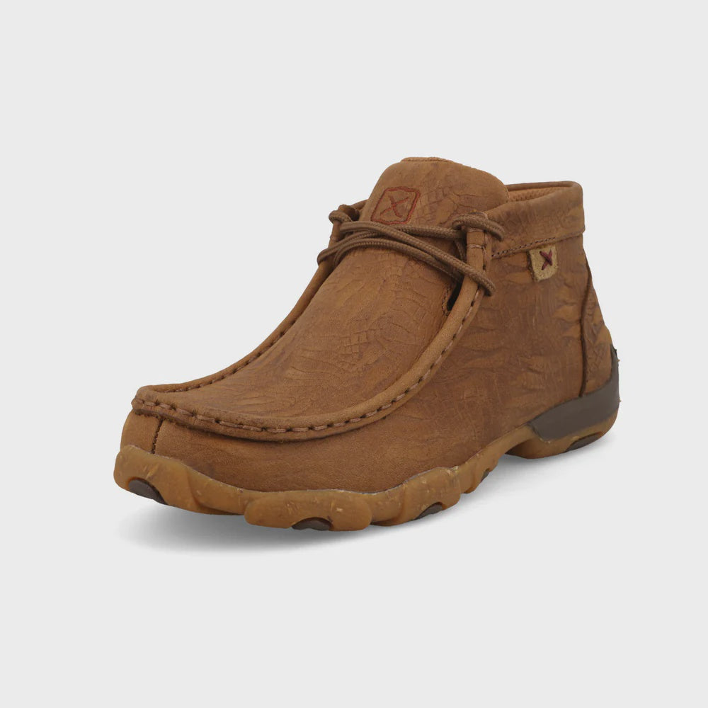 Kids Chukka Driving Moc - Caramel Café