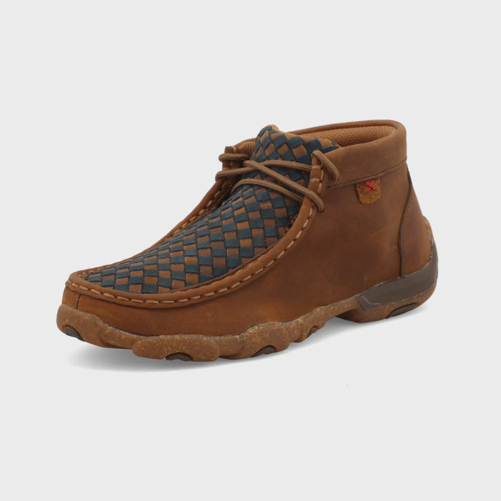 Kids Chukka Driving Moc - Oiled Saddle & Midnight