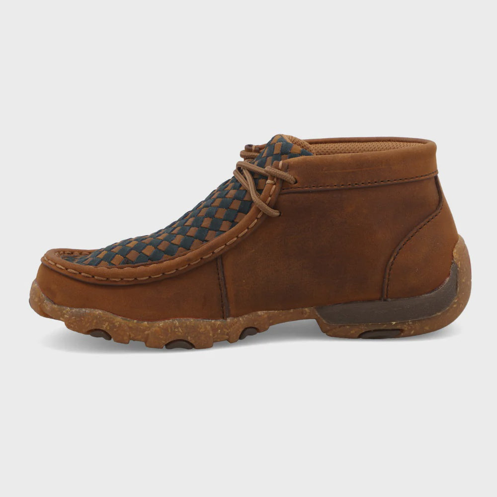 Kids Chukka Driving Moc - Oiled Saddle & Midnight