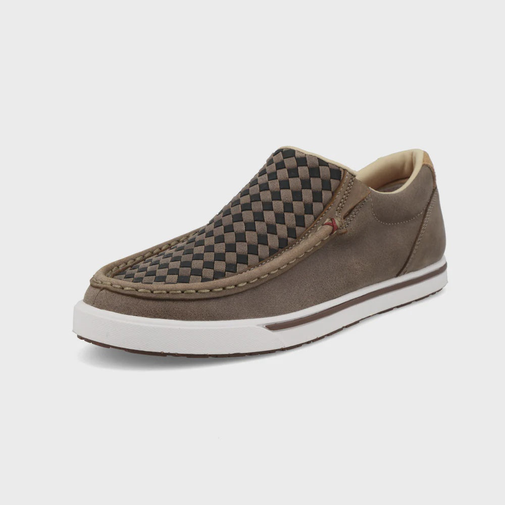 Women's Slip-On Kicks - Taupe Grey & Black