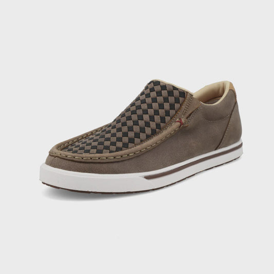 Women's Slip-On Kicks - Taupe Grey & Black