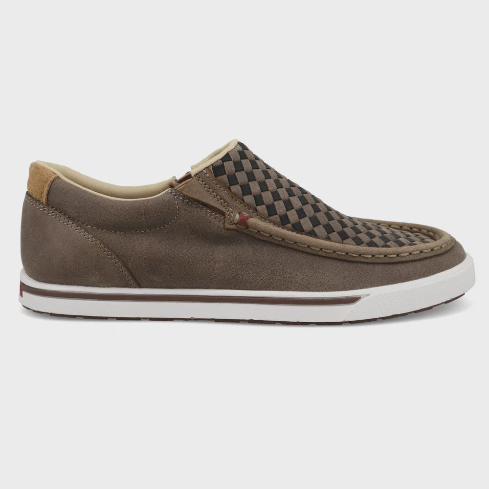 Women's Slip-On Kicks - Taupe Grey & Black