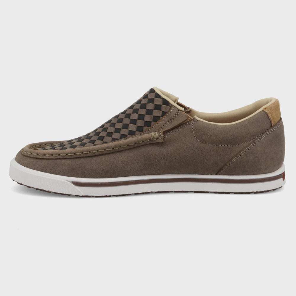Women's Slip-On Kicks - Taupe Grey & Black