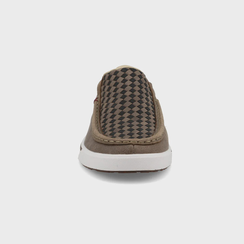 Women's Slip-On Kicks - Taupe Grey & Black