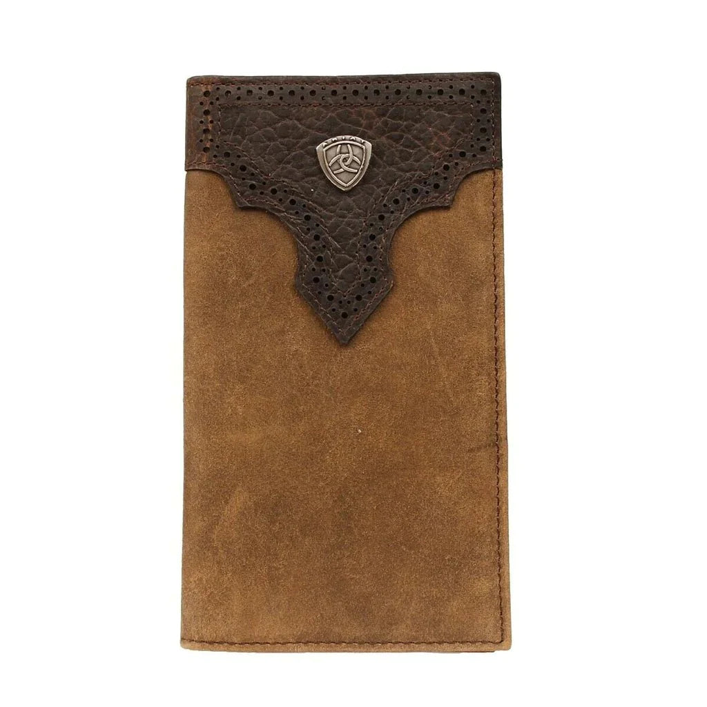 Ariat Rodeo Wallet Distressed w/Ariat Shield Concho