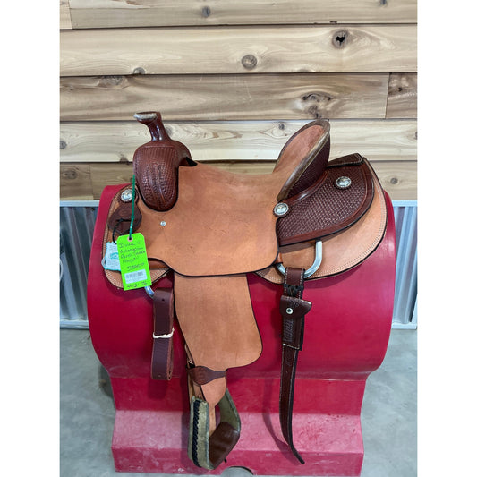 Irvine 16" Association Ranch Saddle - Heavy oil