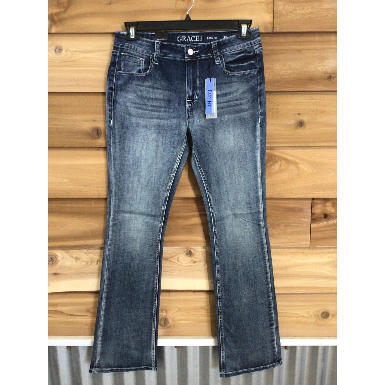 Grace in LA Women's Let's Go Detail  Western Jeans