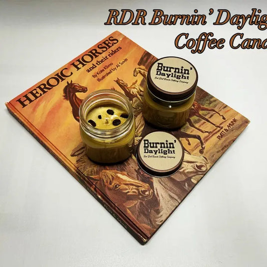 Red Dirt Ranch Burnin Daylight Coffee Candle- 8 ounce