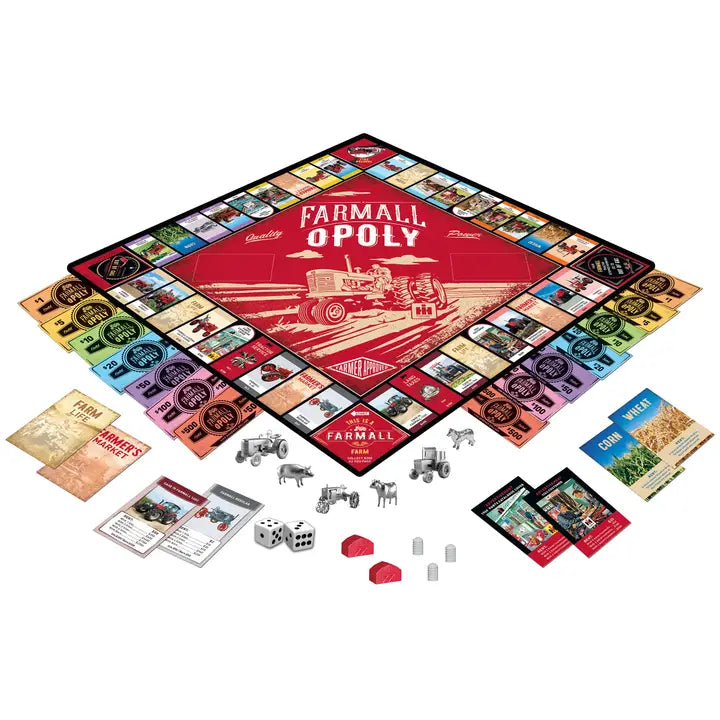 Farmall Opoly Tractor Themed Board Game