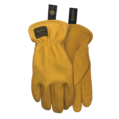 The Duke Gold Deerskin Leather Gloves