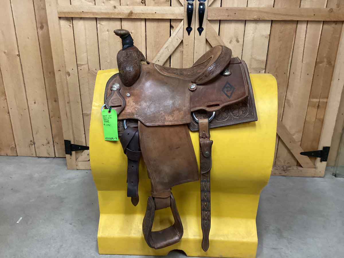 Used 14” Corriente Roping Saddle