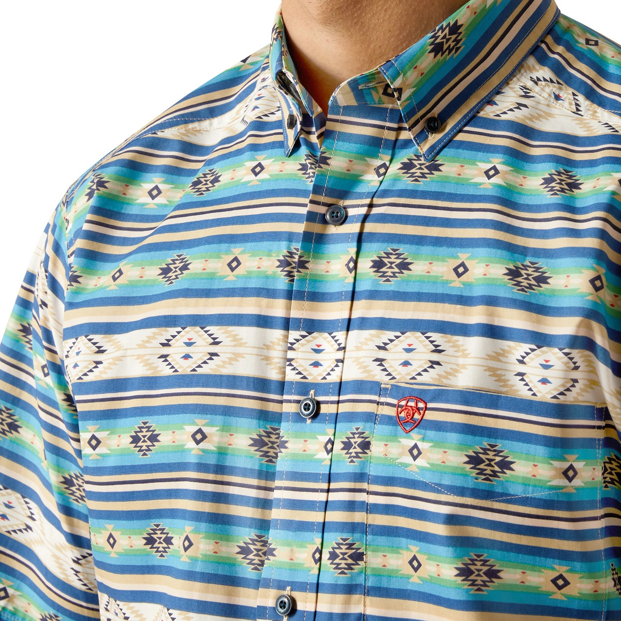 Ariat Men's Denzel Classic Fit Shirt - Limoges Blue
