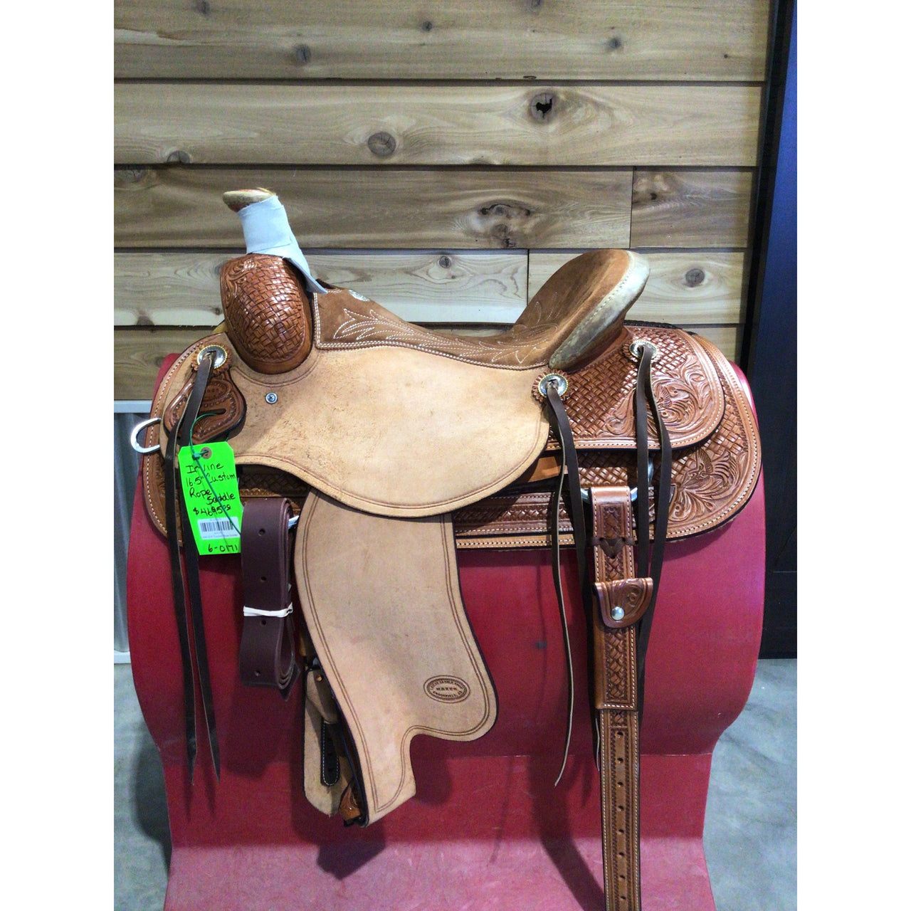 Irvine 17" Custom Rope Saddle