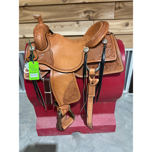 Irvine 17" Ranch Cutting Saddle - Irvine Tack & Western Wear