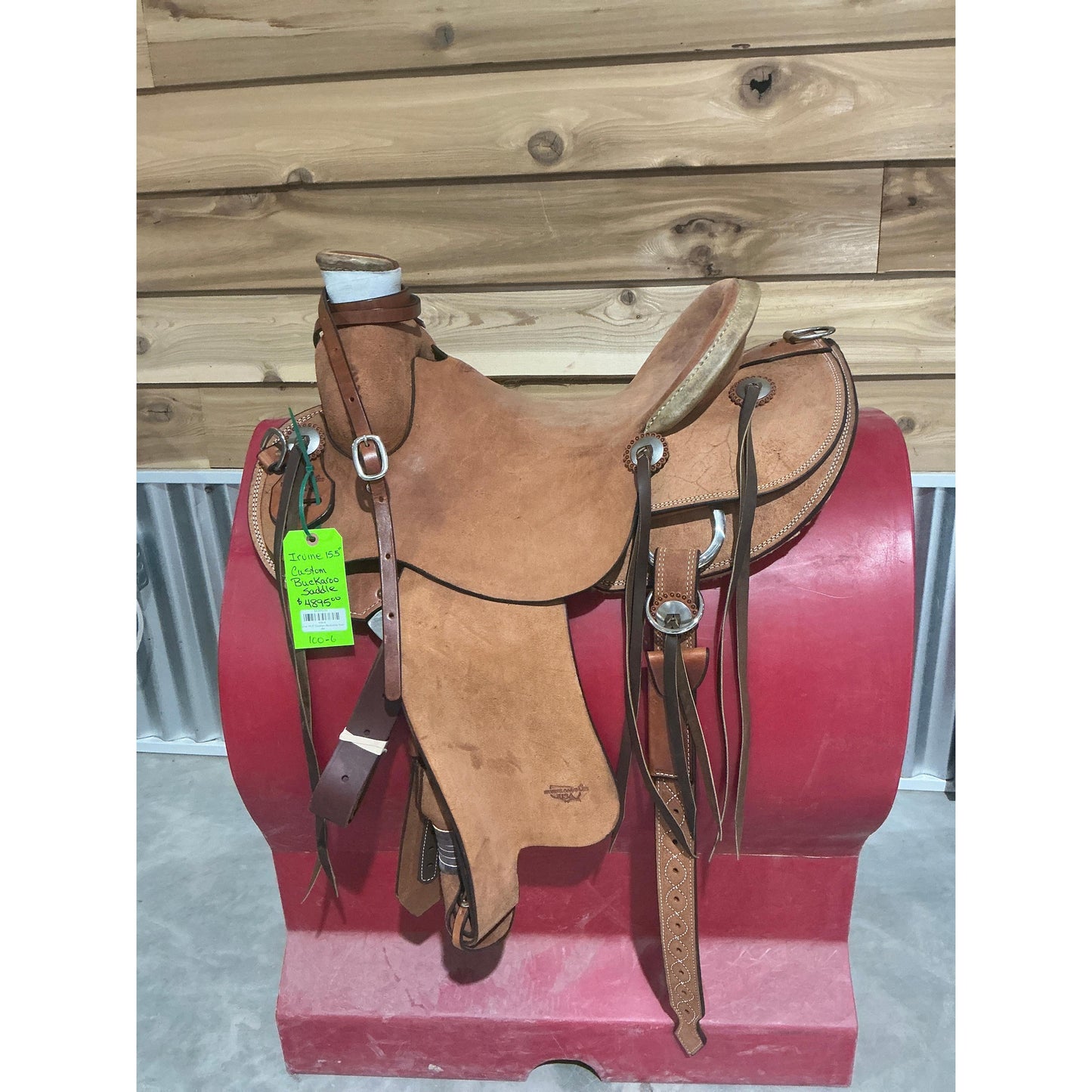 Irvine 15.5" Custom Buckaroo Saddle