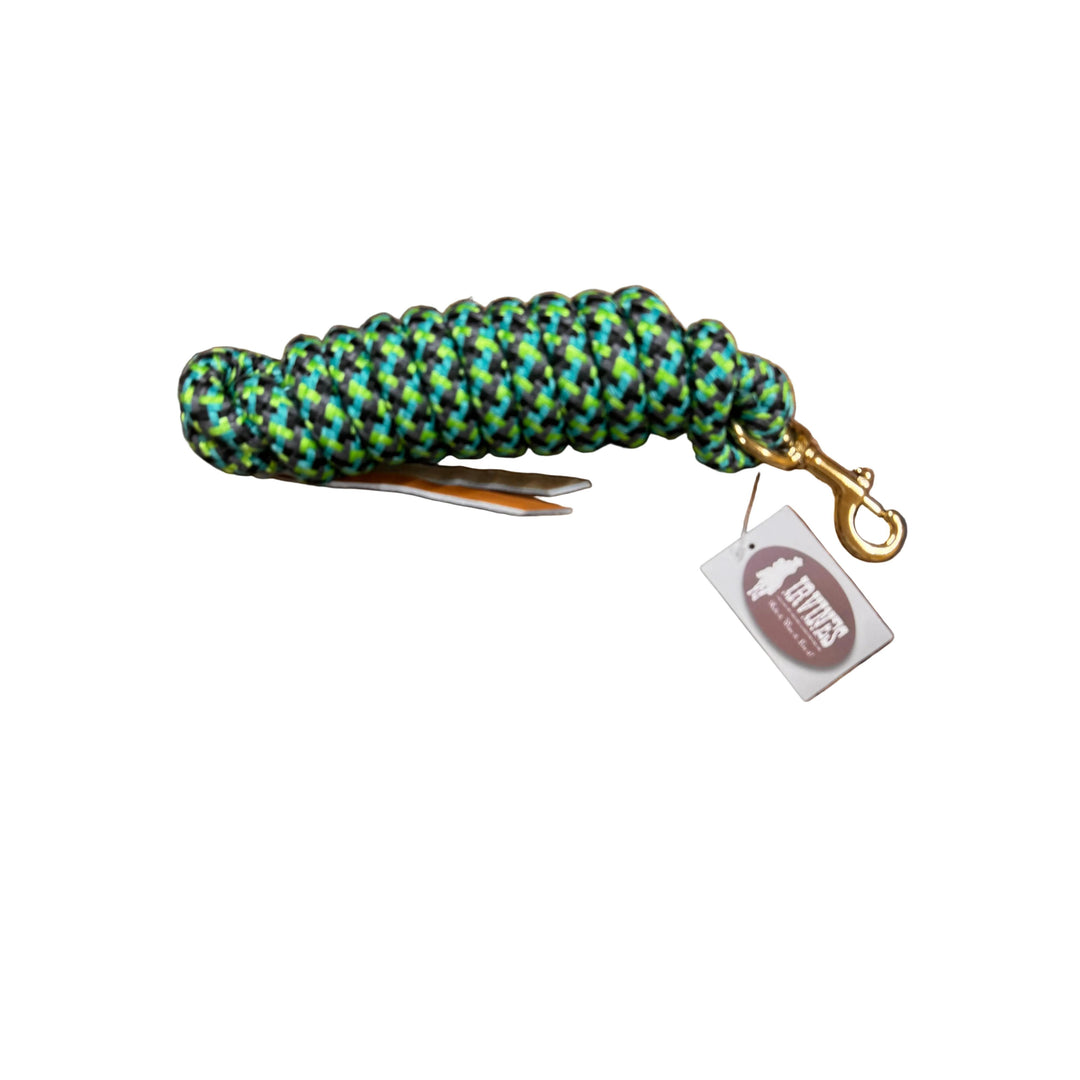 Irvine Cow Lead 9 ft 5/8" Lead w/Brass Plated Bolt Snap (Mixed Colours)