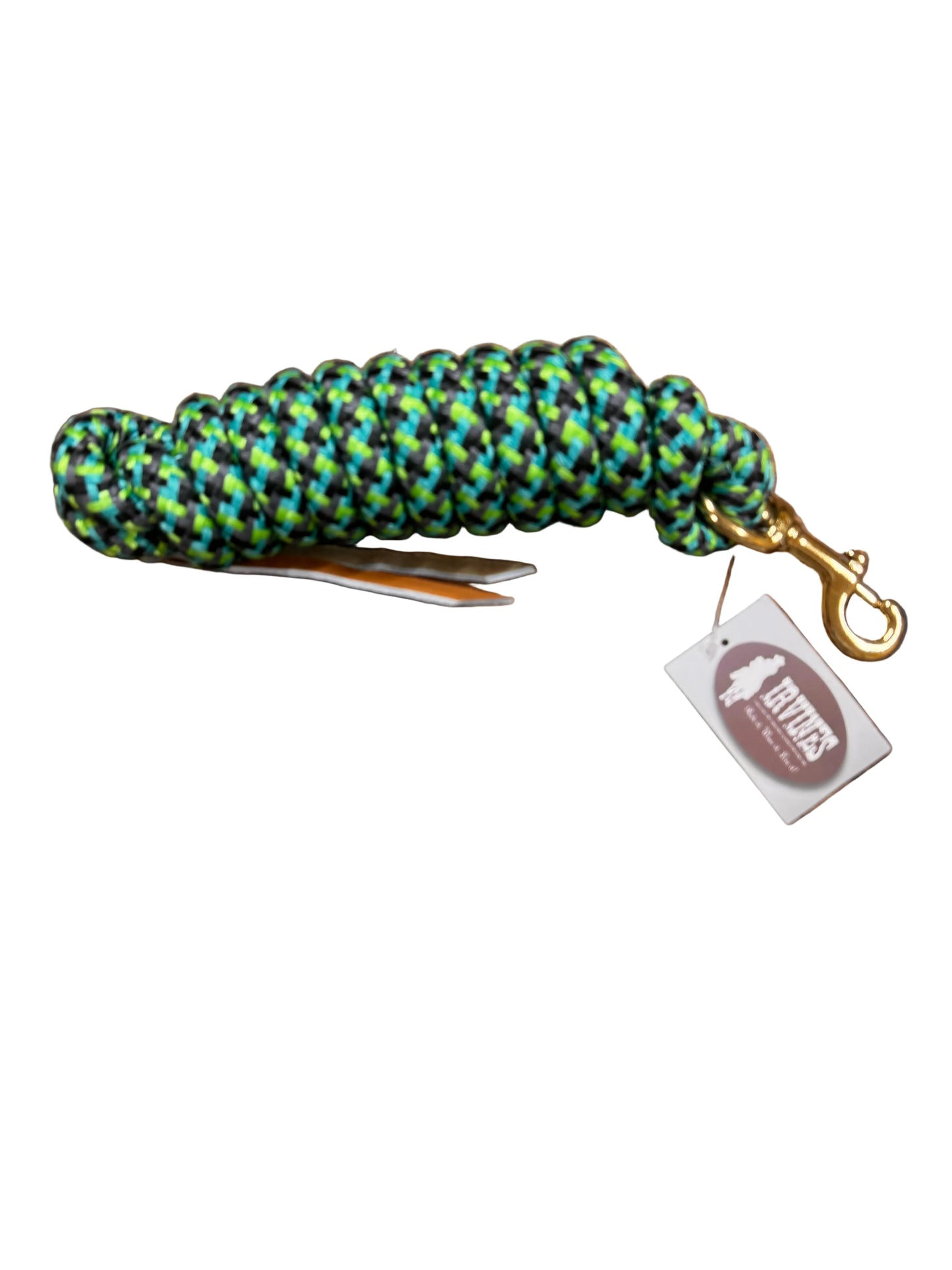 Irvine Cow Lead 9 ft 5/8" Lead w/Brass Plated Bolt Snap (Mixed Colours)
