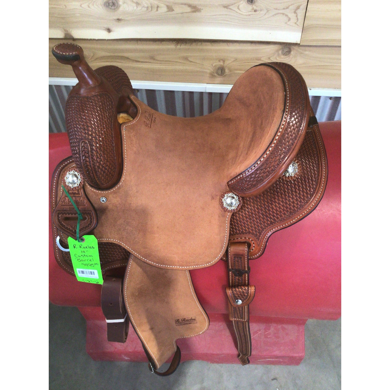 R. Ruelas 14" Custom Barrel Saddle