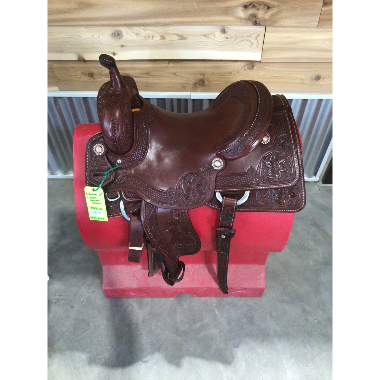 R. Ruelas 16"  Custom Cutting Saddle
