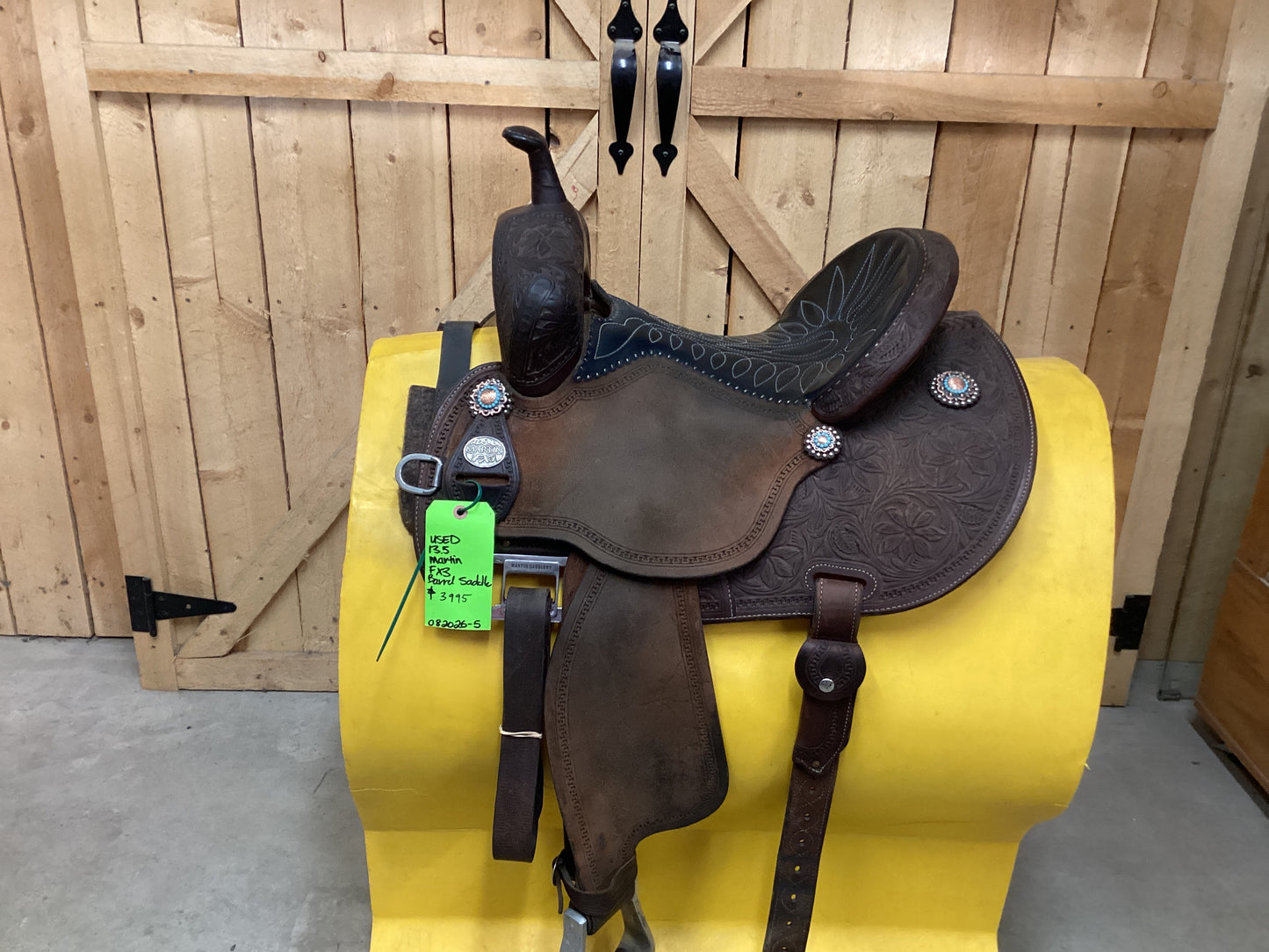 Used 13.5 Martin FX3 Barrel Saddle