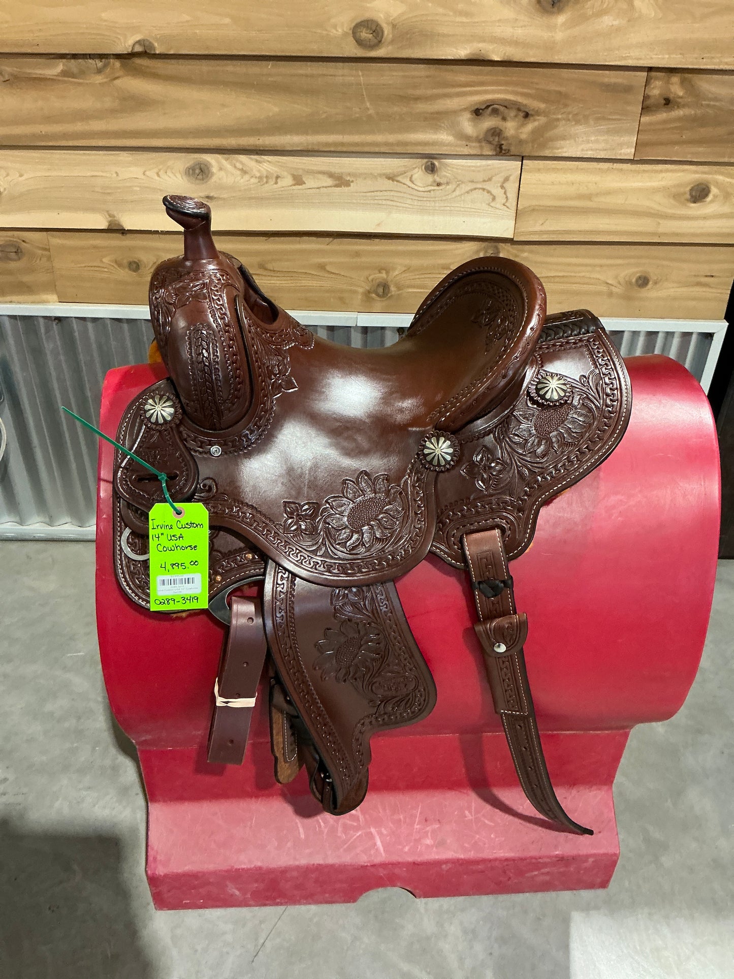 Irvine Custom USA 14" Cowhorse Saddle
