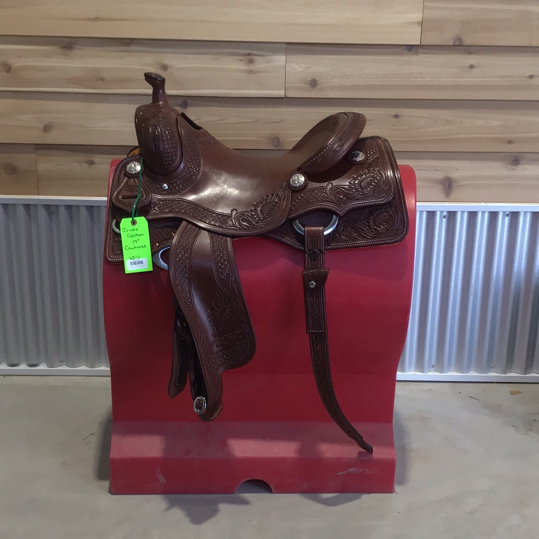 Irvine Custom 17" Cowhorse Saddle