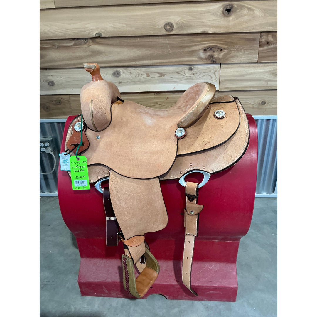 Irvine 15.5" OY Roping Saddle - Irvine Tack &amp; Western Wear