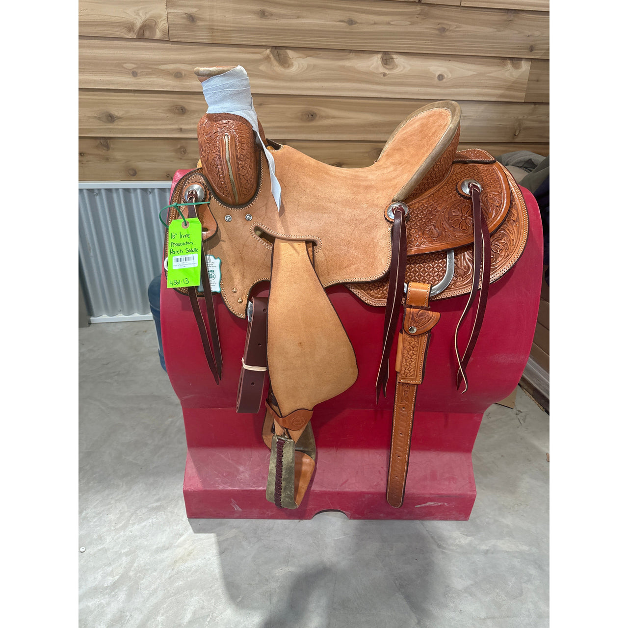 Irvine's 16" Association Ranch Saddle