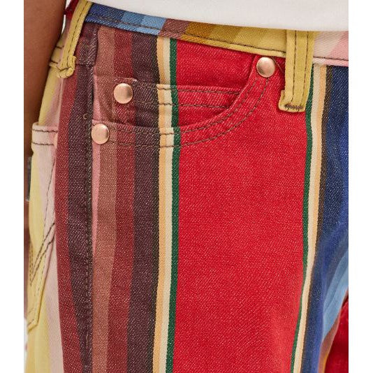 Wrangler Girl's Lainey Wilson Bell Bottom Jeans- Rodeo Stripe