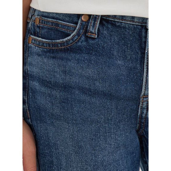 Wrangler Girl's Lainey Wilson Bell Bottom Jeans- Dark Wash