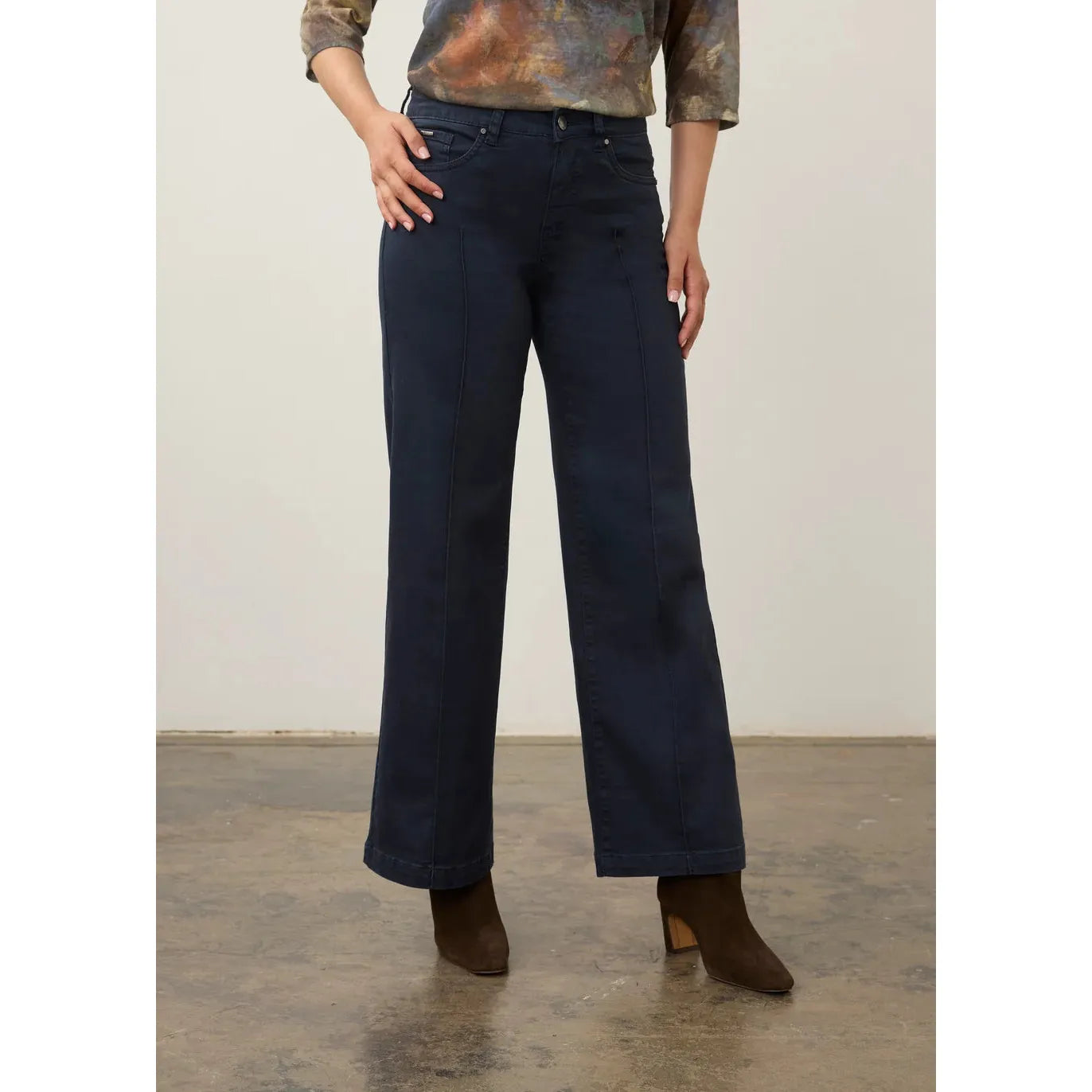 FDJ Olivia Wide Leg Denim Pants- Multiple Colours