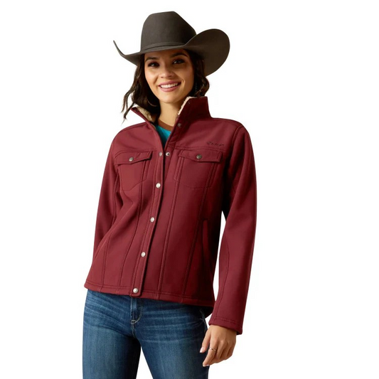 Ariat Women's Berber Back Softshell Jacket - Tawny Port