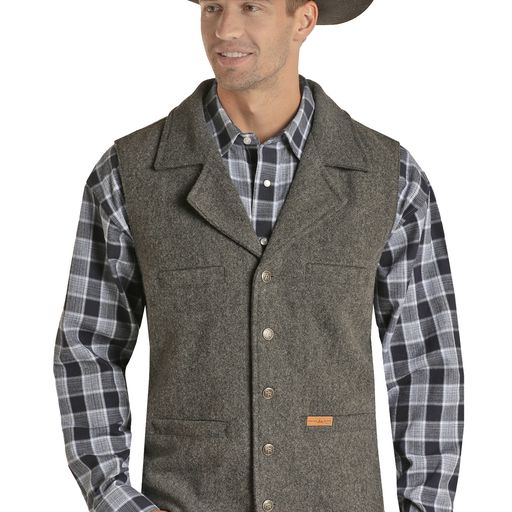 Powder River Men's Solid Montana Vest