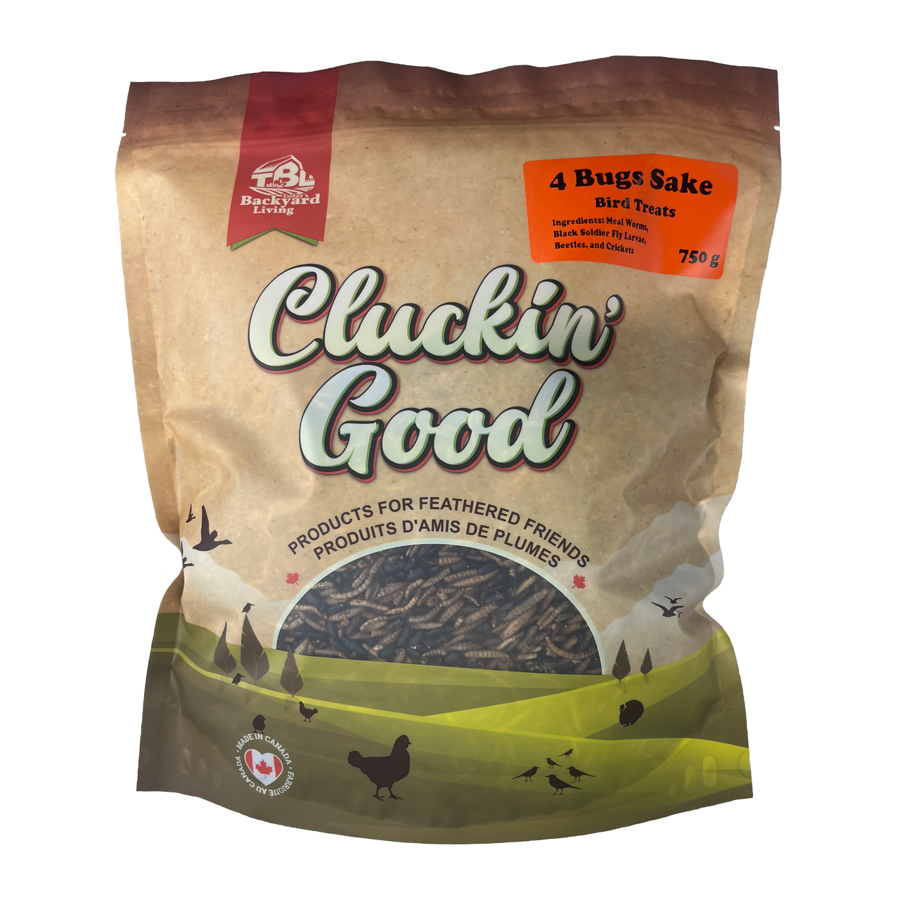 Cluckin' Good -4 Bugs Sake 750g