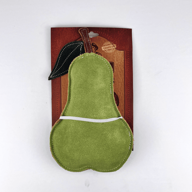 Farmer Brown Suede Pet Toys-Pear