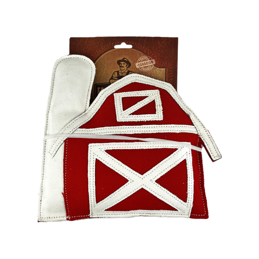 Farmer Brown Suede Pet Toys - Barn