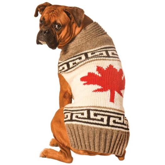 Chilly Dog Sweaters-Maple Leaf