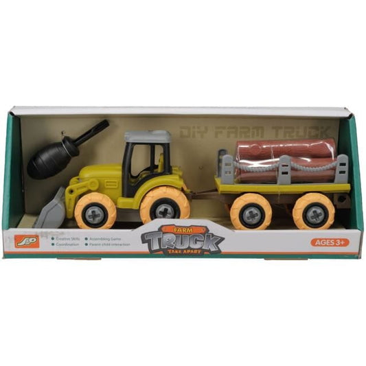 Truck & Combine DIY Set -Tractor & Wagon