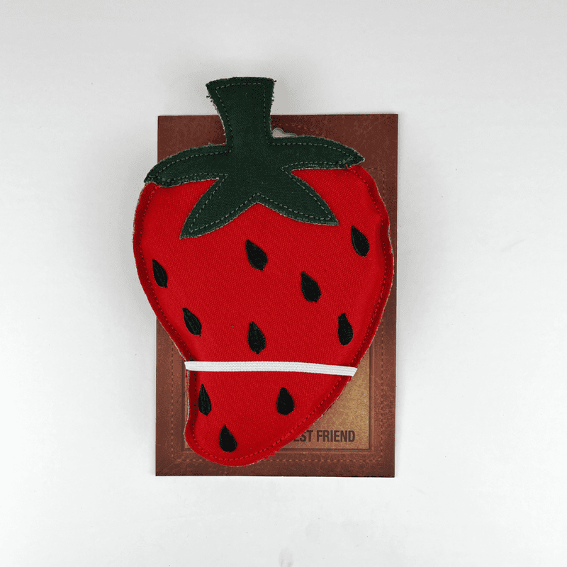 Farmer Brown Canvas Pet Toys-Strawberry