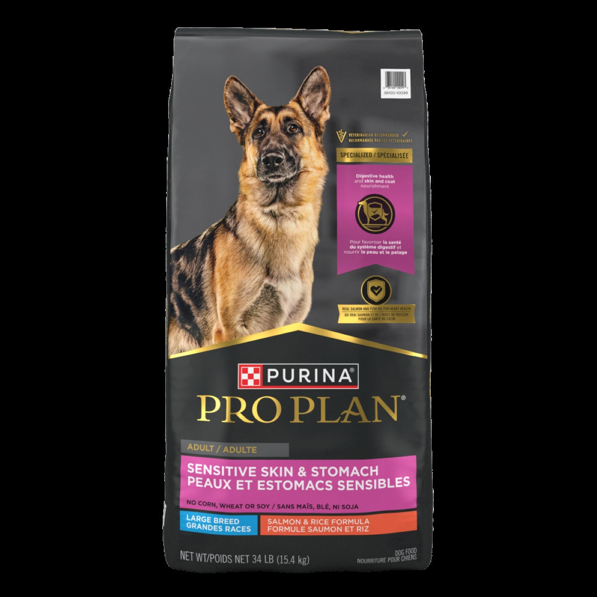 Purina Pro-Plan Adult Breed Sensitive Skin & Stomach-Salmon & Rice
