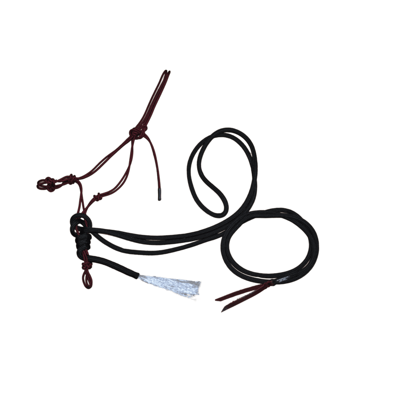 Burwash Kanga Horseman 4-Knot Hackamore W/Mecate Rein