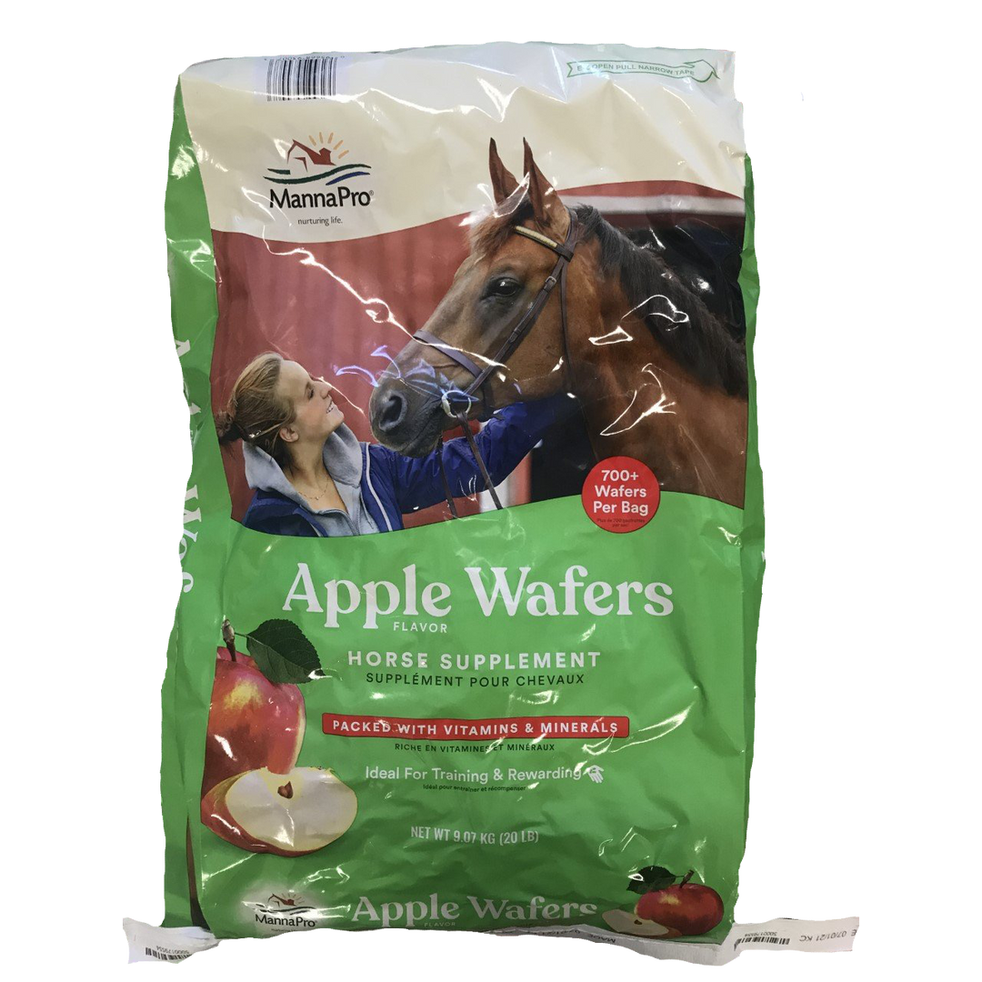 Manna Pro Apple Wafer 20lb - Irvine Tack &amp; Western Wear