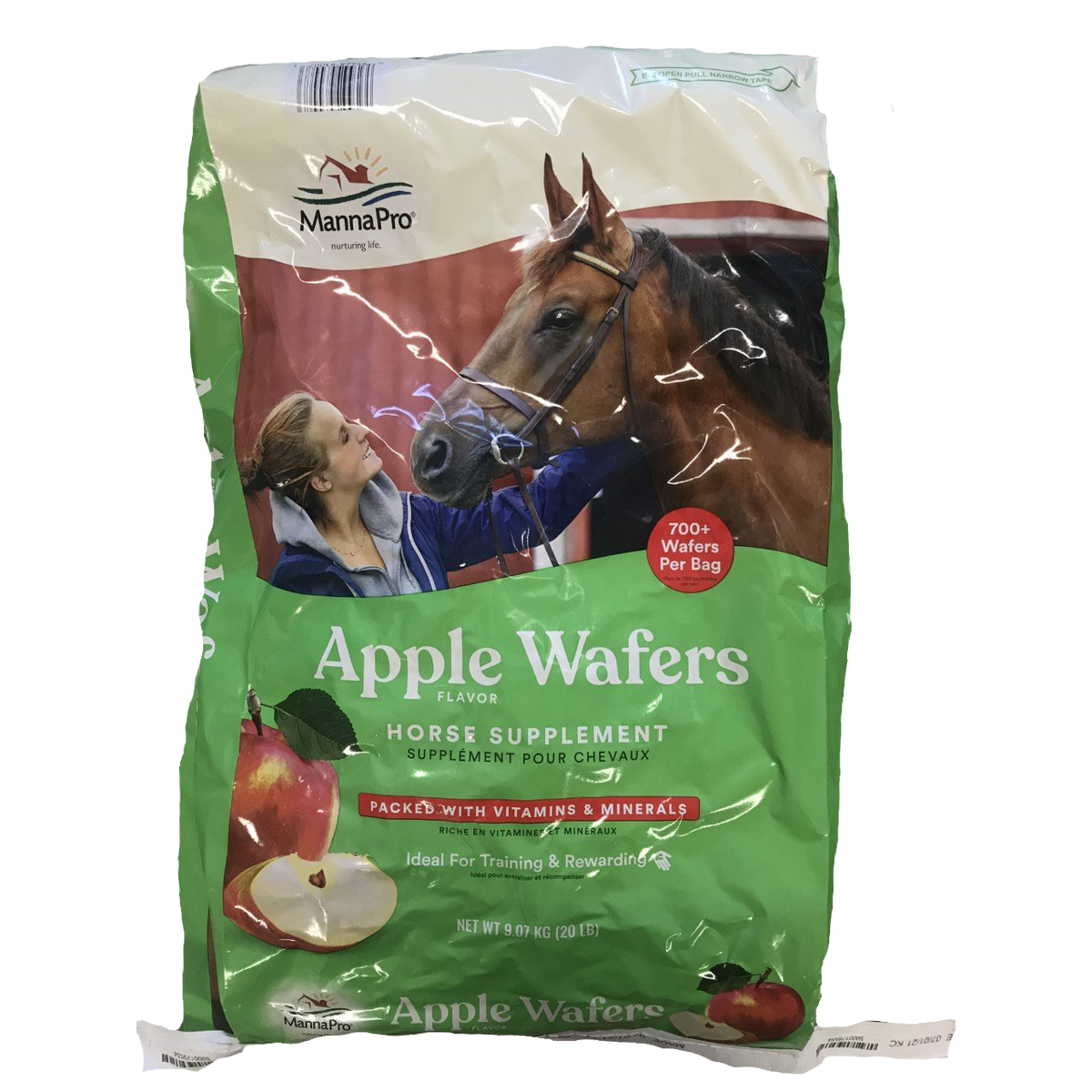 Manna Pro Apple Wafer 20lb - Irvine Tack & Western Wear