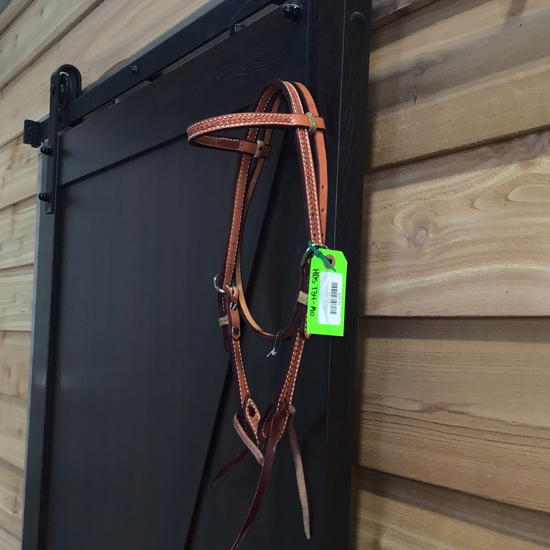 Irvine's Browband Headstall Basket Stamo-Pony