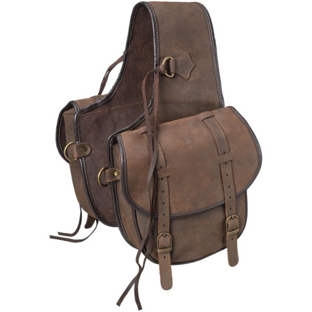 Tough 1 Soft Leather Saddle Bag