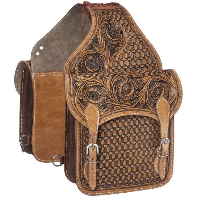 Tough 1 Floral Barbed Wire Saddle Bag