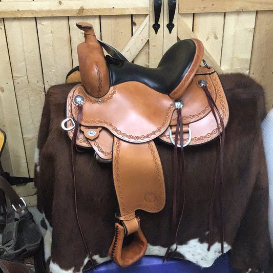 Circle Y 14"  Apline Flex 2 Trail Border Tool Saddle